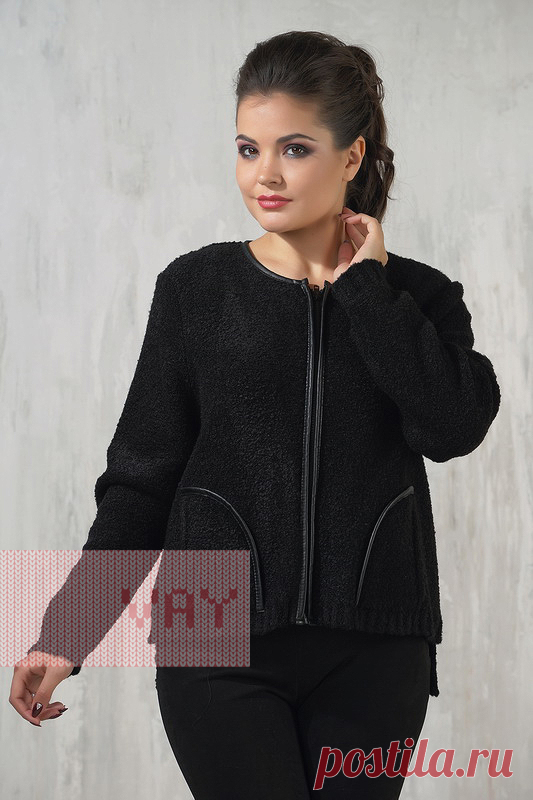 Вязаные кофты от марки VAY. Вязаные кофты для женщин VAY (артикул 1430), цветовое решение черный. Ещё больше вязаных кофт из шерсти марки ВЭЙ на наших сайтах. Официальное представительство бренда VAY: купить в розницу в магазине Согревай.ру https://www.sogrevay.ru, оптовые закупки на Ньювэй.ру https://www.newvay.ru.