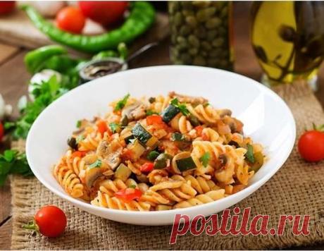Пикантная паста с овощами - рецепт приготовления с фото от Maggi.ru