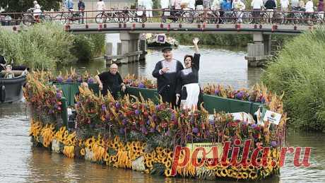 Парад цветов в Алсмере - Нидерланды - Европа - redigo.ru