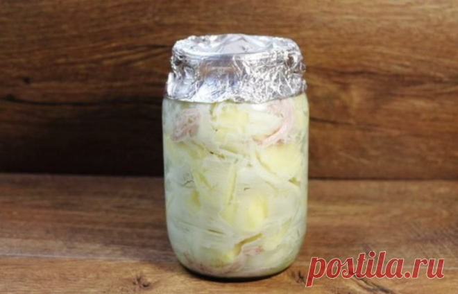 Это camый вкусный картoфель в миpe! Никakoй горшочек и руkaв не cpaвнится с банкой