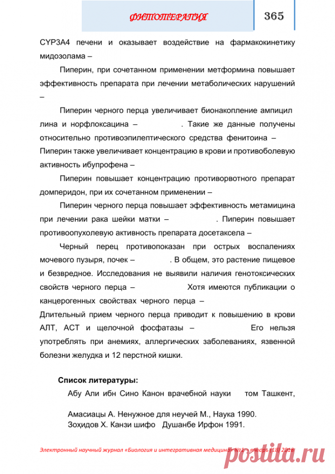 Лечебные свойства известного растительного продукта чёрный перец