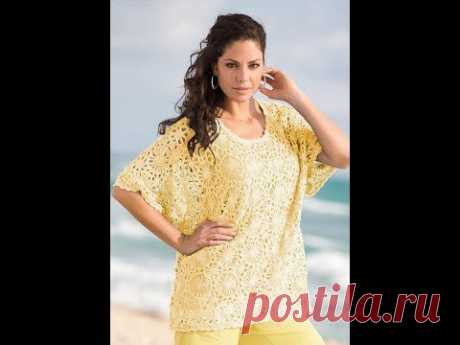 Летние Кофточки Крючком - 50 размер - 2018 / Summer Blouses Crochet 50 size