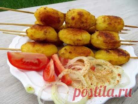 Самый Вкусный Шашлык из Картошки в духовке