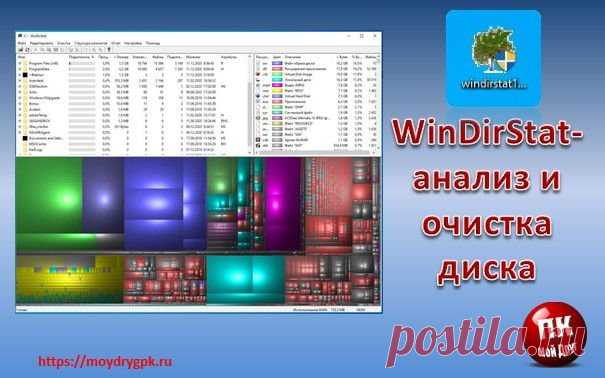 WinDirStat – программа для анализа и очистки жесткого диска