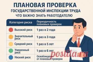 Плановая проверка ГИТ: что важно знать работодателю ⚠️ Категория риска влияет на частоту проверок ⏰ Подготовьтесь заранее, чтобы избежать штрафов 💼✅