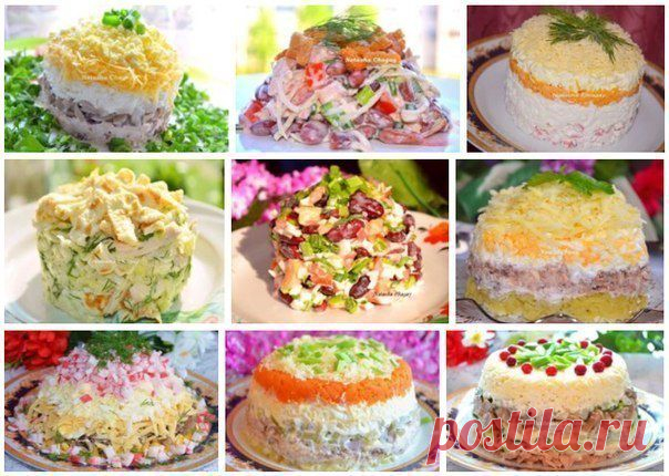 РЕЦЕПТЫ ВКУСНЫХ САЛАТОВ | Готовим вместе