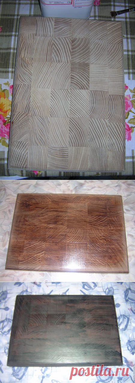 Простое старение дерева морилкой - Ярмарка Мастеров - ручная работа, handmade
