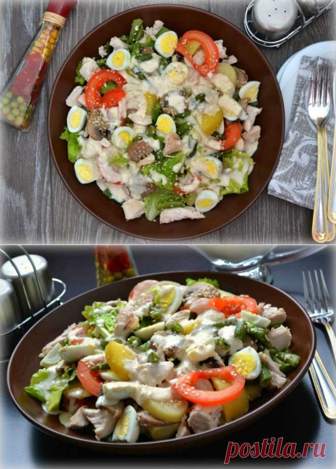 (632) Теплый овощной салат - пошаговый рецепт с фото - теплый овощной салат - как готовить: ингредиенты, состав, время приготовления - Леди@Mail.Ru