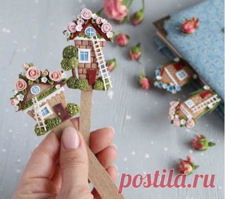 Вдохновение от @sweet_sasha.s 
Книжные закладки