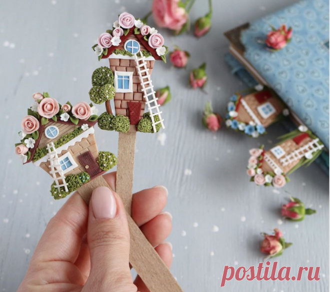 Вдохновение от @sweet_sasha.s 
Книжные закладки