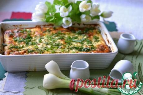 Творожная запеканка с молодой капустой - кулинарный рецепт