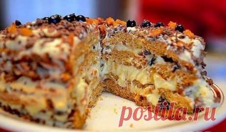 В меру сладкий и максимально вкусный торт "Трухлявый пень" Частый гость на моем столе!