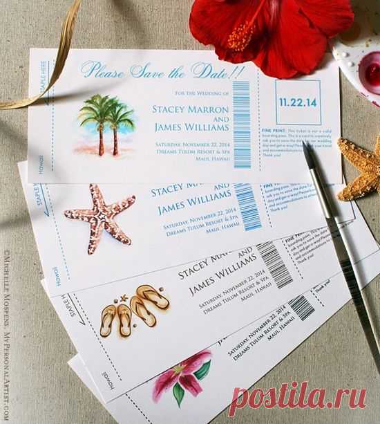 14 Fun and Creative Wedding Invitation and Save-the-Date Cards - One Charming Day