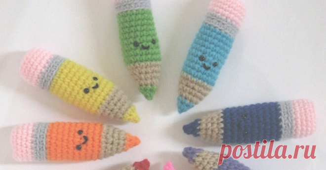 CROCHET N PLAY DESIGNS: Free Crochet Pattern: Colored Pencils