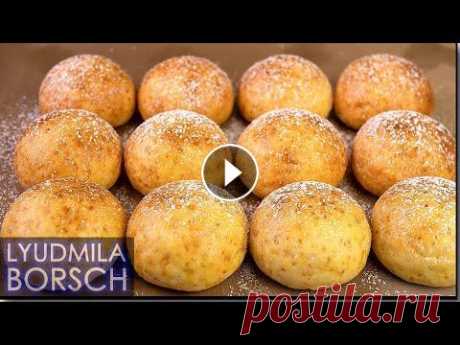 Пачка творога и 30 минут! Вместо ПИРОЖКОВ. Вся СЕМЬЯ ПОДСЕЛА на эти вкусняшки! Самые простые творожные булочки на завтрак или перекус. Рецепт простой, из самых простых продуктов. Рекомендую приготовить, вам обязательно понравится...