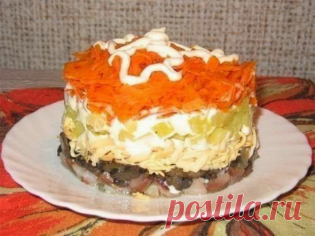 Лучшие кулинарные рецепты: Салат &quot;Лисья шубка&quot;