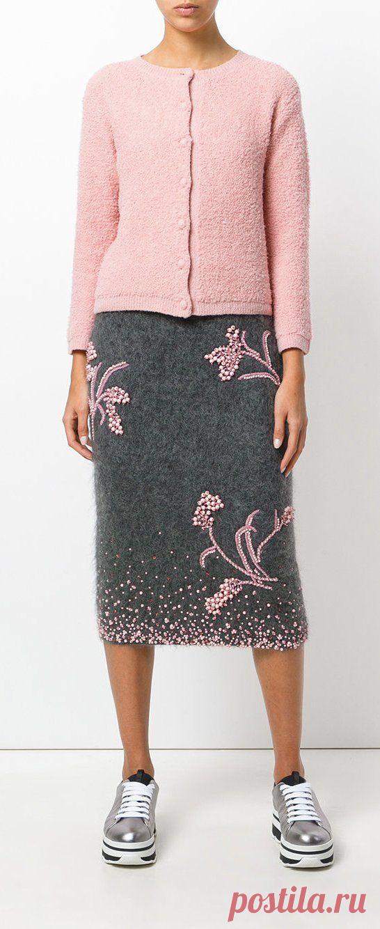 Юбка с бусинами Prada Модная одежда и дизайн интерьера своими руками