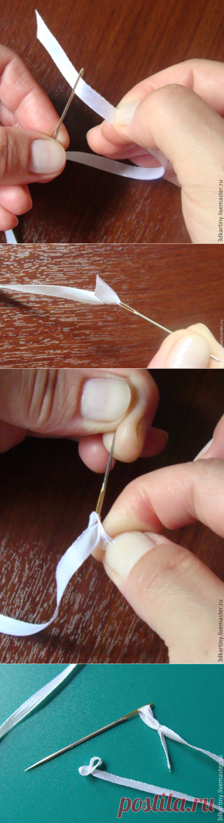 Маленькие секреты вышивки лентами