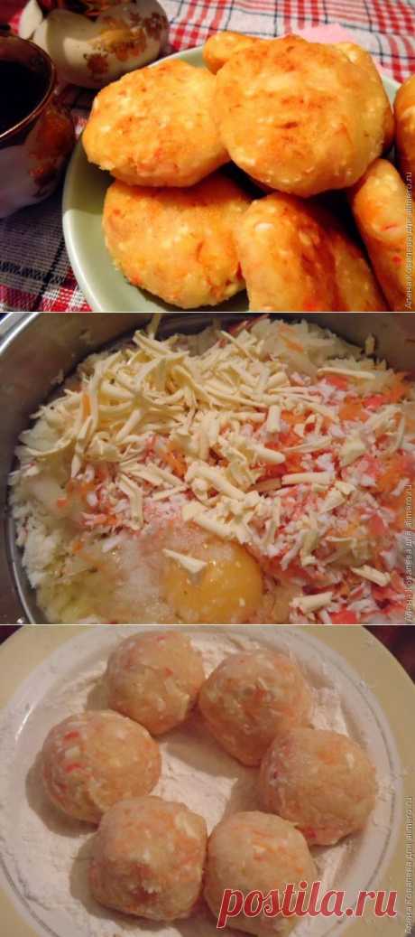 Картофельные котлеты с крабовыми палочками