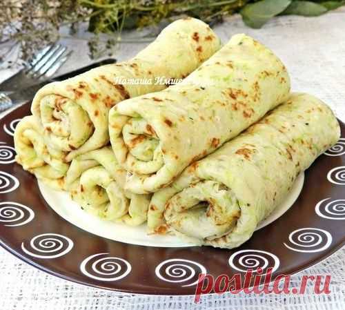 Кабачковые блинчики.