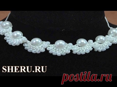 Нежное украшение крючком Урок 135