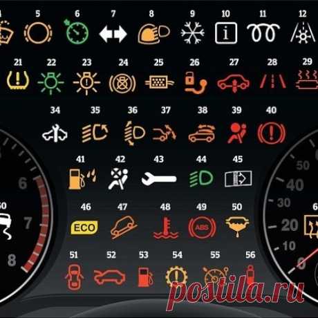 &quot;Непонятные&quot; значки на приборной панели