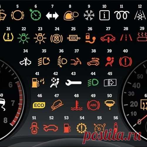 "Непонятные" значки на приборной панели