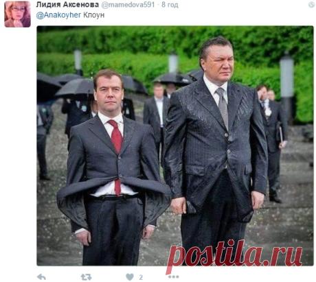 Новости России — В сети подшутили над Медведевым после отставки Яценюка