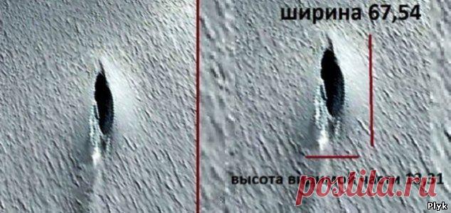 Загадочное и необъяснимое » В Антарктиде найден корабль инопланетян
