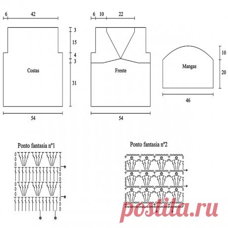 10 симпатичных моделей плюс-сайз крючком и спицами | Вязание с Paradosik_Handmade | Дзен