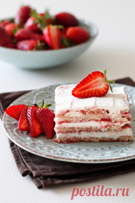 Tiramisù alle fragole/ Клубничное тирамису