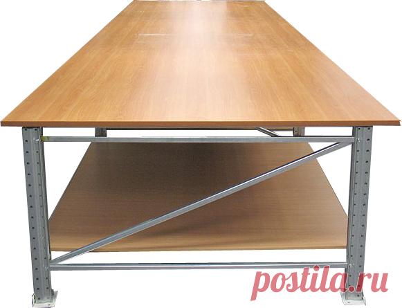 Стол раскройный 1000мм * 1800мм*900h мм - Интернет-магазин «ТМТ-Сибирь» стол раскройный с нижней полкой.  изготавливается под заказ по индивидуальным размерам.  цена указана за погоный метр. Стол раскройный 1000мм * 1800мм*900h мм Интернет-магазин «ТМТ-Сибирь»