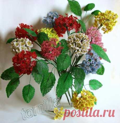 (37) Гортензия | Beaded flowers
