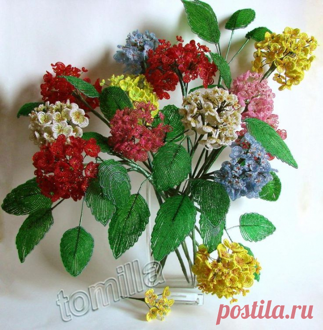 (37) Гортензия | Beaded flowers
