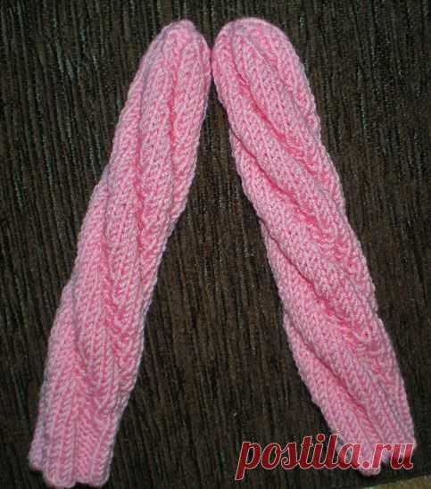 вязание по диагонали