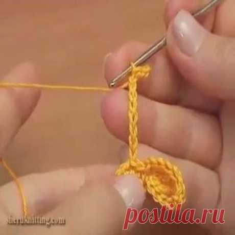 Техника вязания крючком игрушки " Мишка "