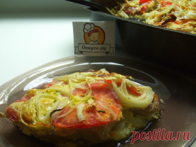 Запеканка из скумбрии с овощами - Простые рецепты Овкусе.ру