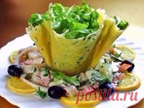 Как приготовить сырные корзиночки - рецепт, ингридиенты и фотографии