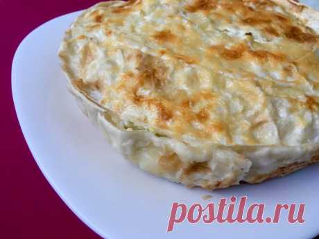 Один из самых ленивых пирогов. Вкусно. Просто. Заменит обед. Обожаю такие пироги | ХУДЕЕМ ВКУСНО! | Яндекс Дзен