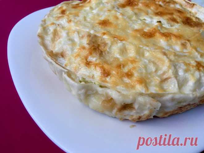 Один из самых ленивых пирогов. Вкусно. Просто. Заменит обед. Обожаю такие пироги | ХУДЕЕМ ВКУСНО! | Яндекс Дзен