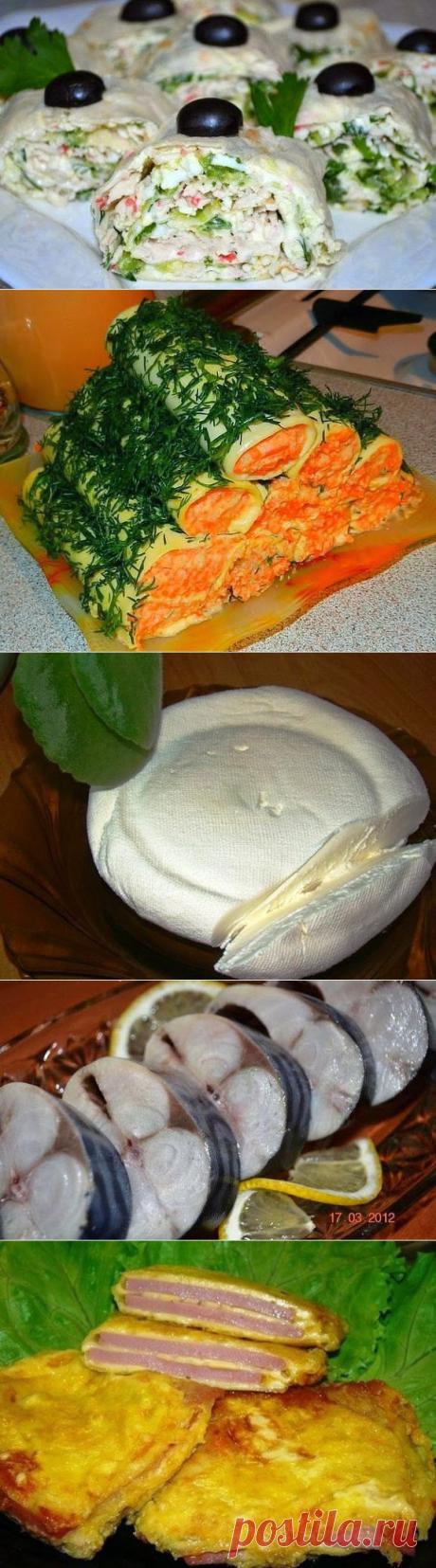 Лучшие кулинарные рецепты: Закуски