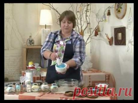 Рисование цветной солью