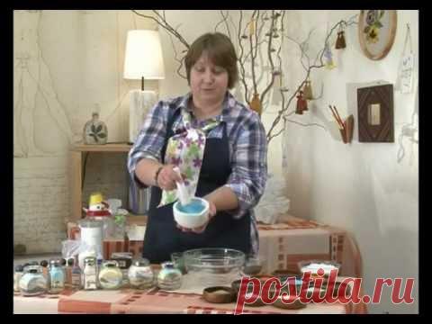 Рисование цветной солью