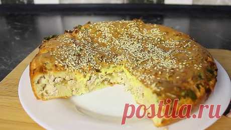 Обалденный заливной пирог с мясом