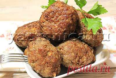 Рецепт мясных котлет с овсяными хлопьями