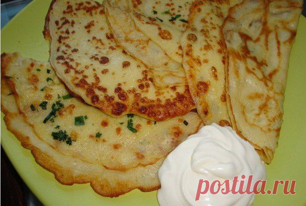 Тонкие картофельные блины!.