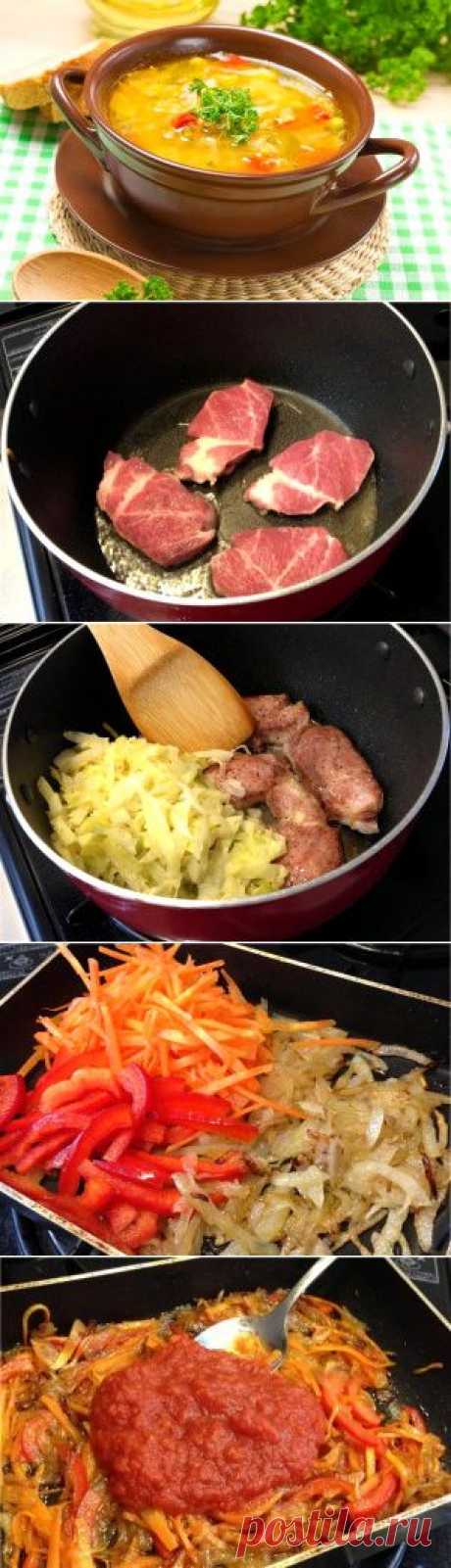 Щи с квашеной капустой