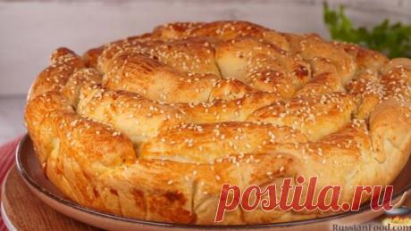 Прекрасна, как цветок! Погача с брынзой | ЛУЧШИЕ РЕЦЕПТЫ RussianFood.com | Дзен