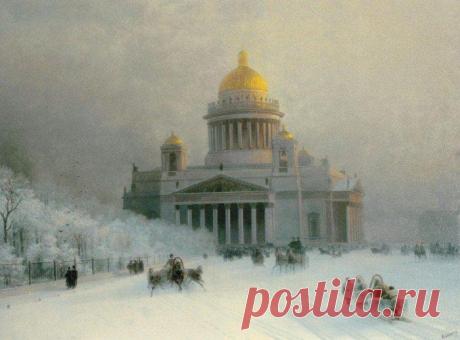 Зимние пейзажи Ивана Айвазовского