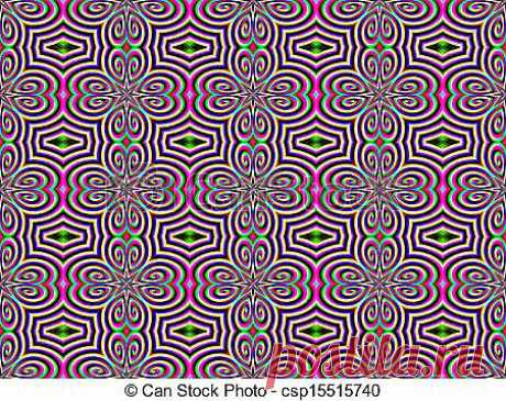 Drawing of Seamless geometric pattern - Digital computer graphic csp15515740 -  Search Clip Art Illustrations and EPS Vector Graphics Images